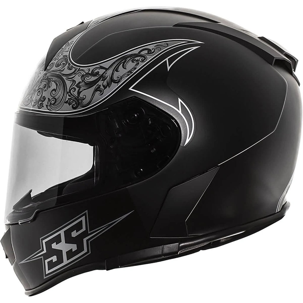 Black Gray Helmet U996