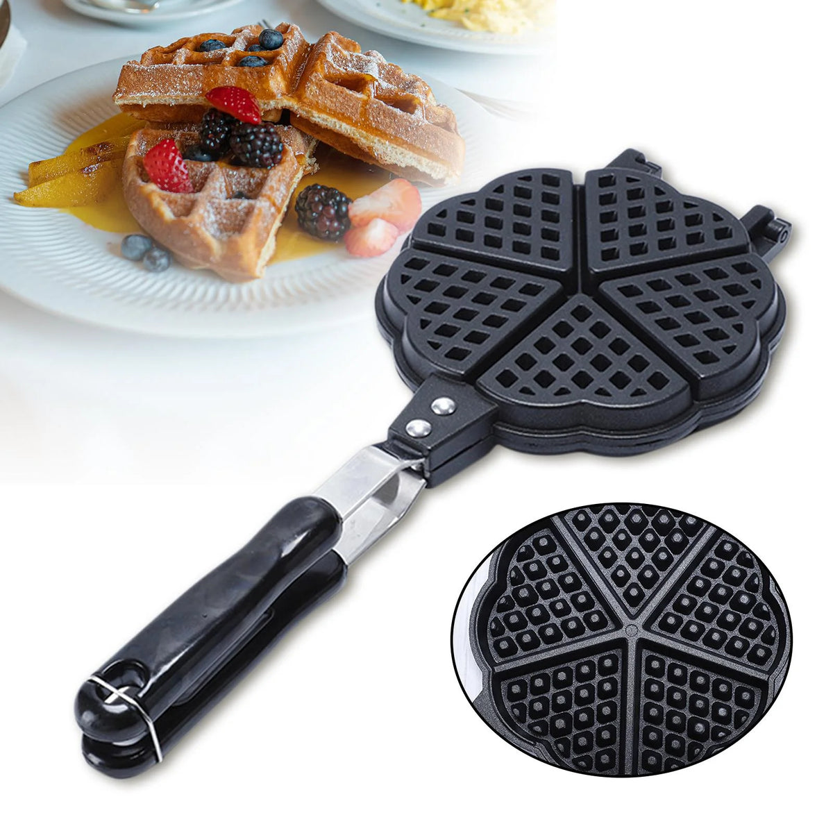 6 inch Waffle Maker Cookware B10500
