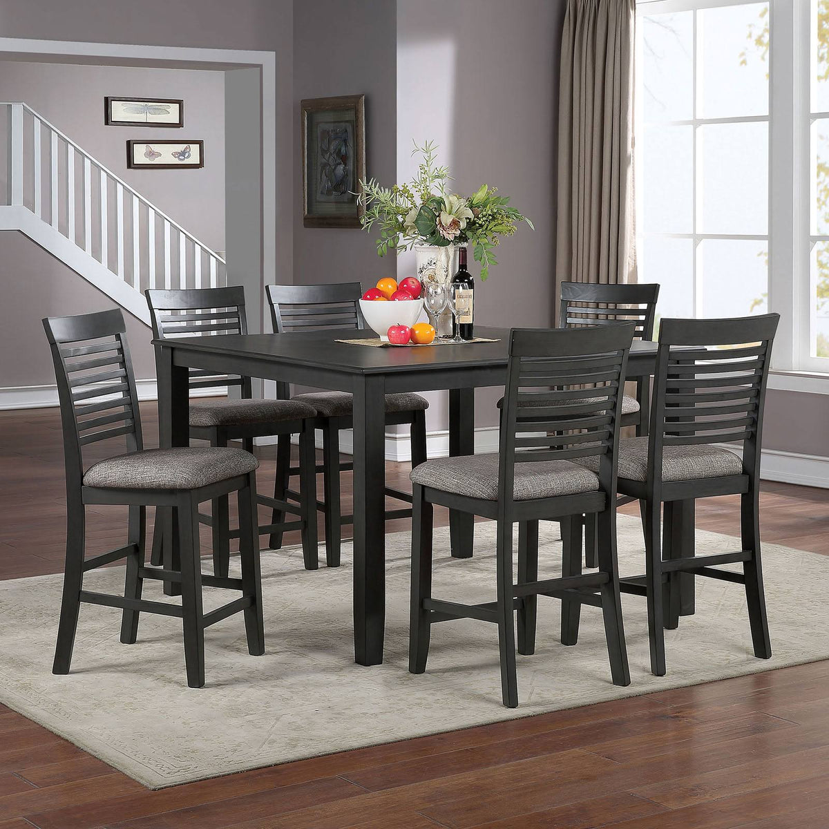 Gray Counter Height Table C650657
