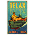 18X30 Metal Lake Cabin Sign V662302