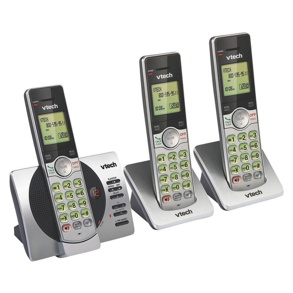 3-Handset Expandable Cordless Phone with Answering System C712
