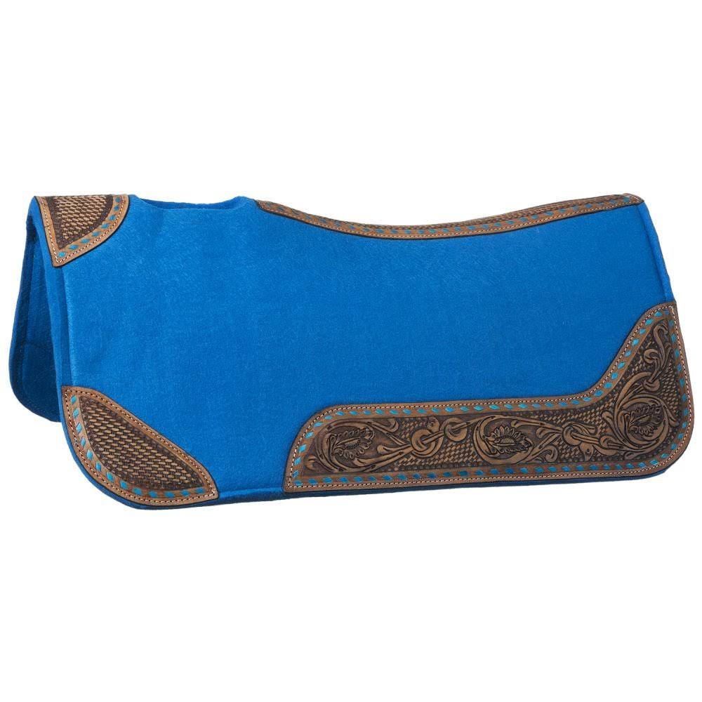 Black Buckstitch Barrel Saddle Pad T73369