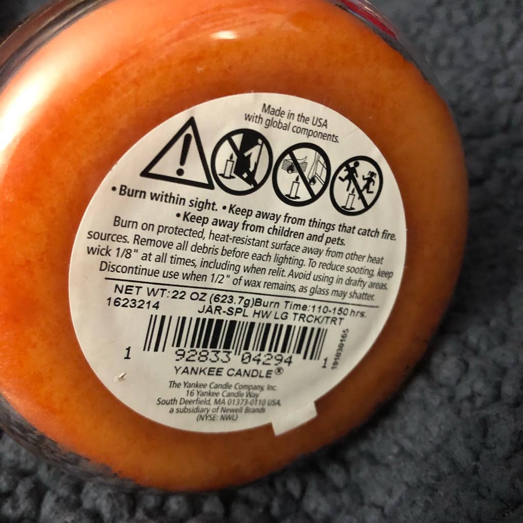 Large Jars 22 oz. Trick or Treat Candle P37465