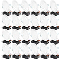 24 Pack 6 Inch Ultra Thin LED Recessed Ceiling Lights, 3000K Warm White, Dimmable 14W, Canless Wafer Thin with Junction Box E911714