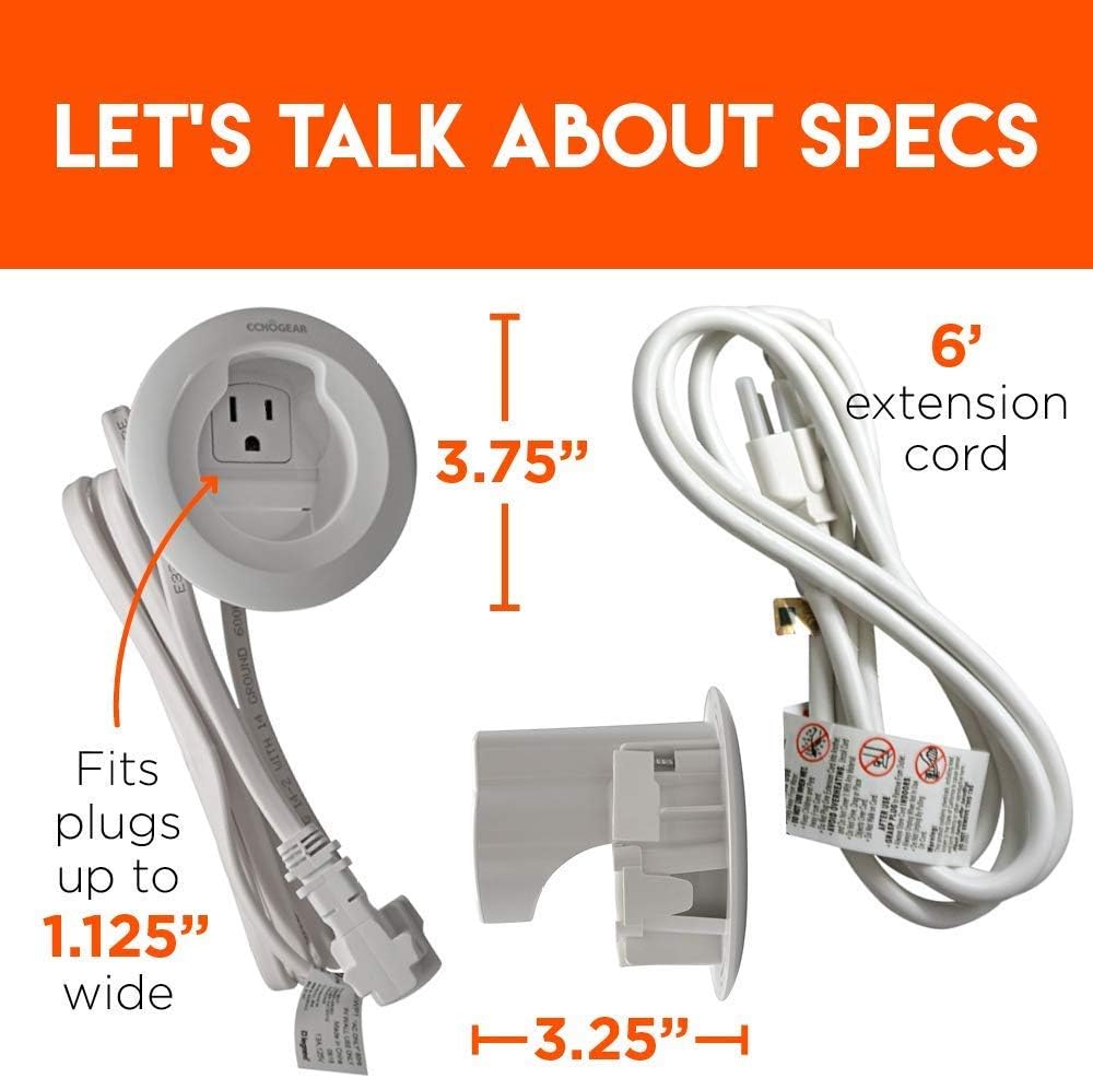 Cable Concealer Kit with Power and Low Voltage Cable Management L78042