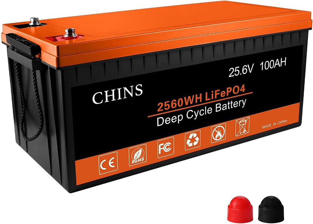 LiFePO4 Battery 24V 100Ah Lithium Battery with 100A BMS K954