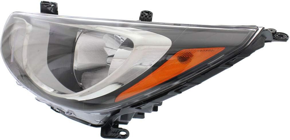 Driver Side Halogen Headlight Assembly for Hyundai Accent 2012-2014 Hatchback/Sedan W3072