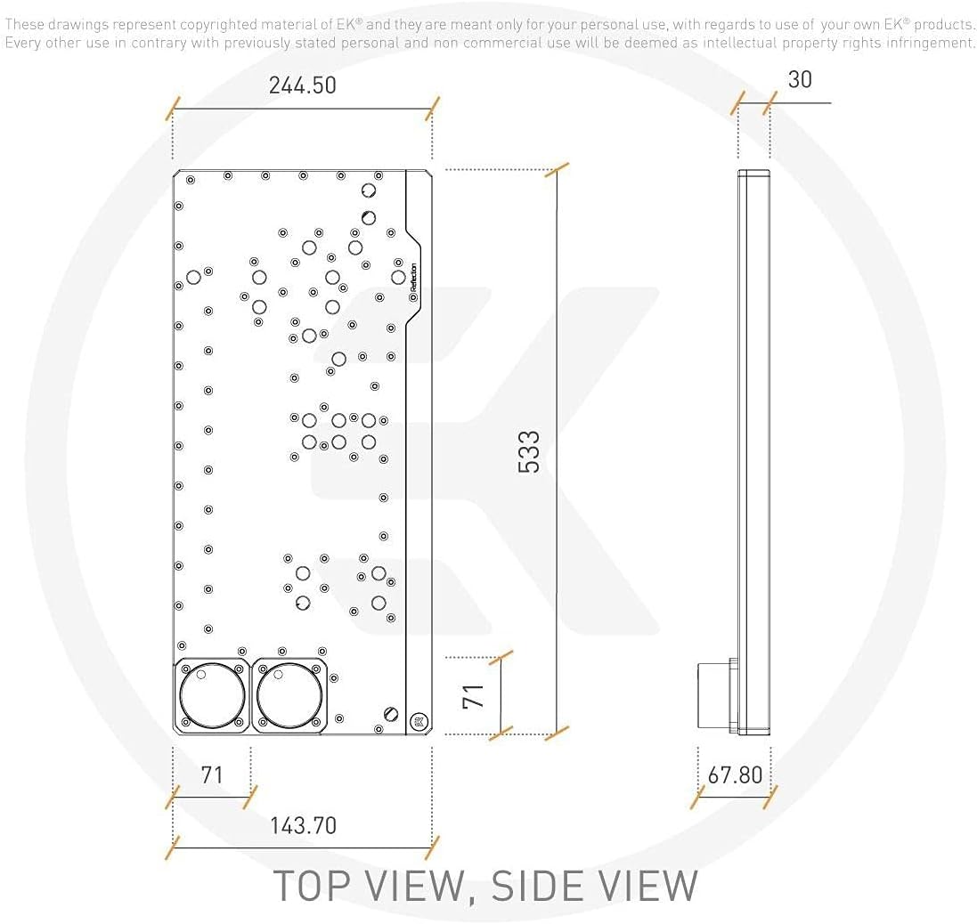 Distroplate, D-RGB, Plexi Q745507