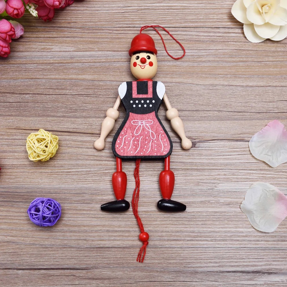 Wood Marionette Puppet Doll with Strings L7264