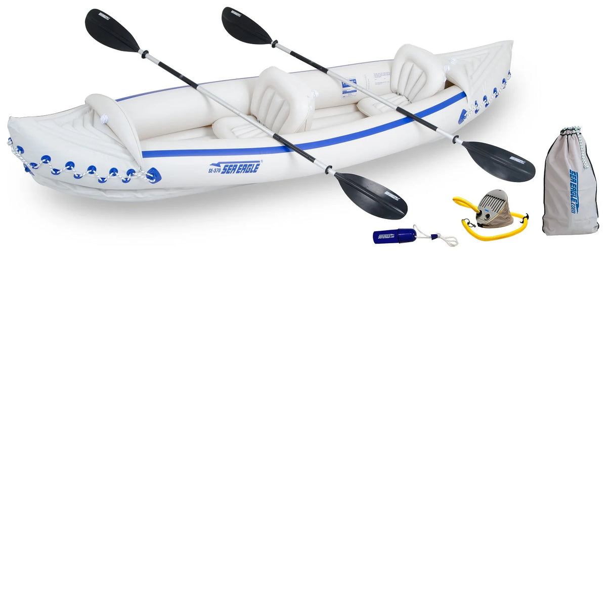 2 Person Inflatable Sport Kayak with Pump & Oars H322