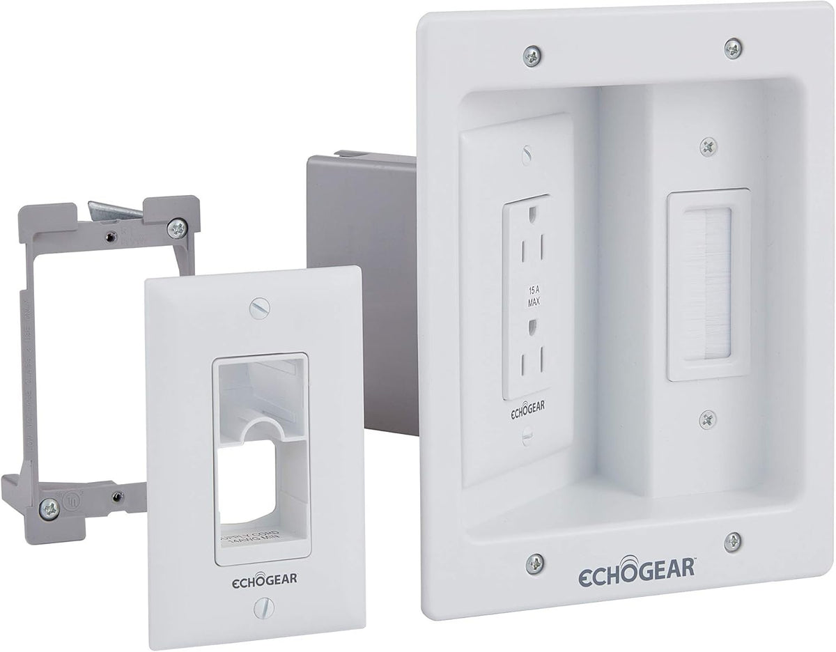 Cable Concealer Kit with Power and Low Voltage Cable Management L78042