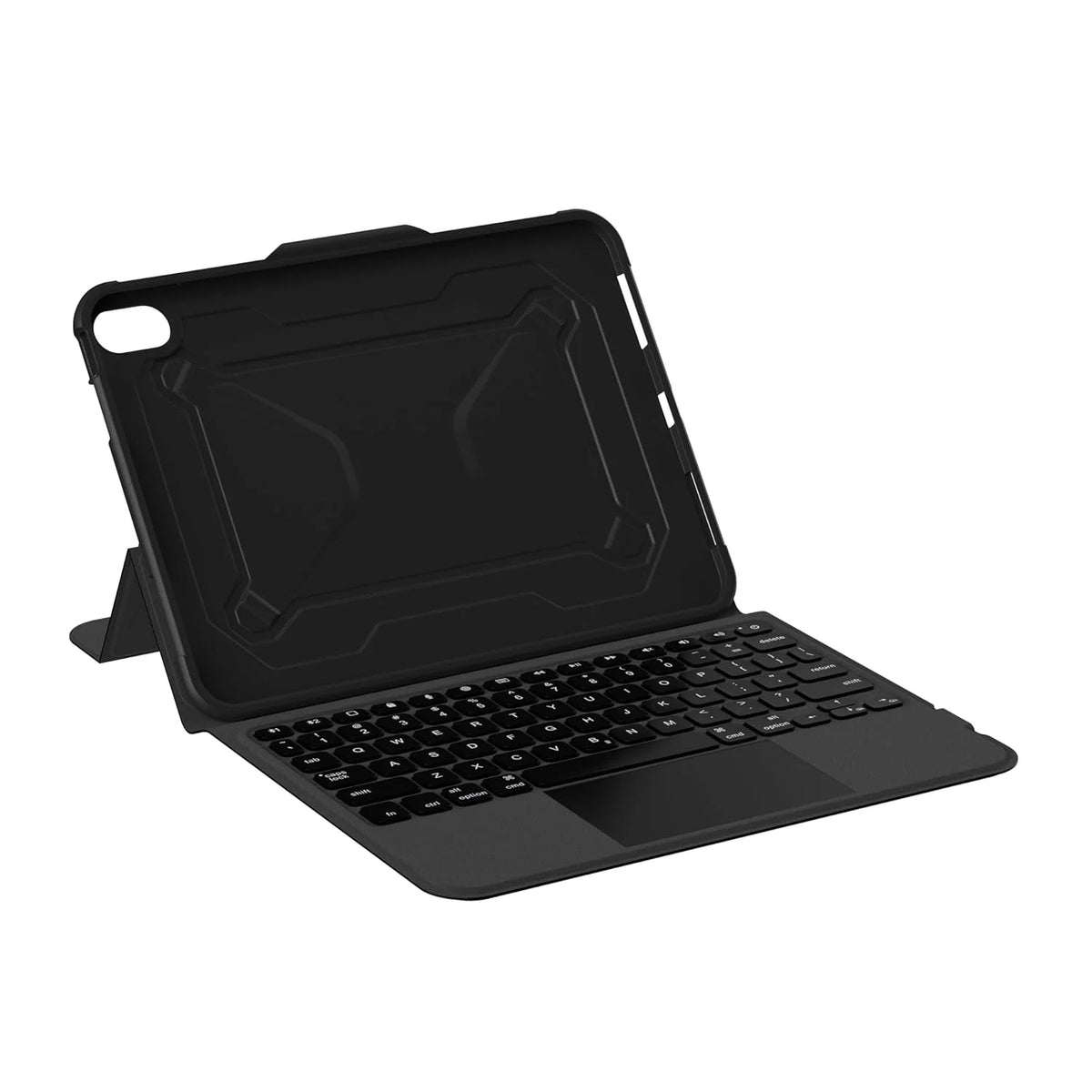 Black/Ash English Rugged Bluetooth Wireless Keyboard Folio Cover for iPad 10.9" 10th Gen S646