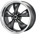 Anthracite Wheel With Machined Lip (17x7.5/5x114.3mm, +45mm offset) D7314
