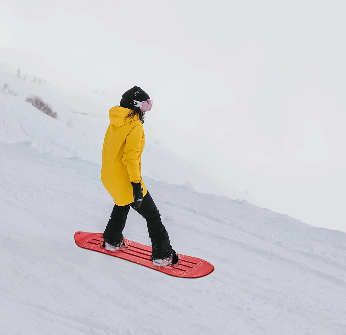 Green Kids Snowboard with Binders Q233563