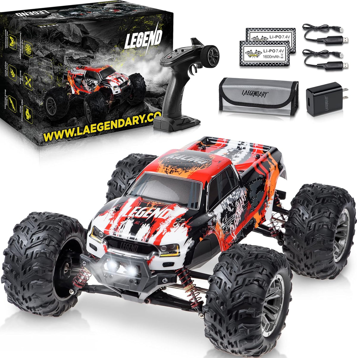 Blue Yellow 4x4 Off Road Remote Control Car B952