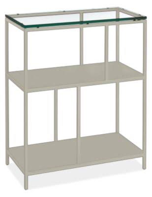 Modern Bowen Console Table with Clear Tempered Glass Top F1012