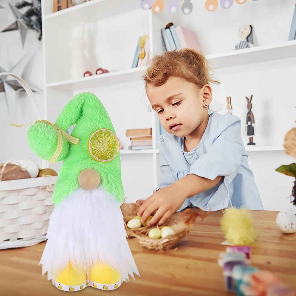 Lemon Plush Dwarf Doll Desktop Ornament H74474