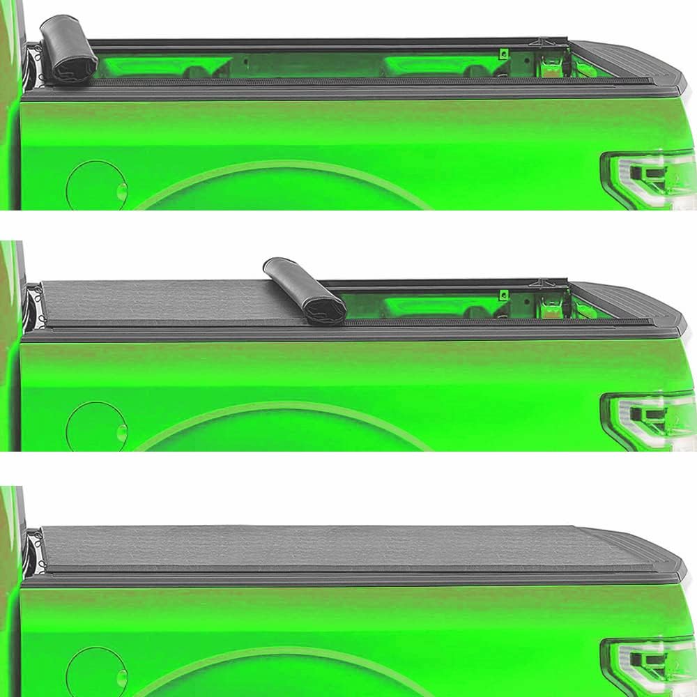 Soft Roll Up Truck Bed Tonneau Cover for 2019-2021 Chevy Silverado/GMC Sierra 1500 Fleetside 5'8" Bed W776