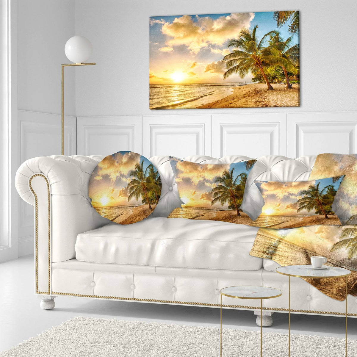 40 inch x 20 inch Seascape Canvas Artwork P968