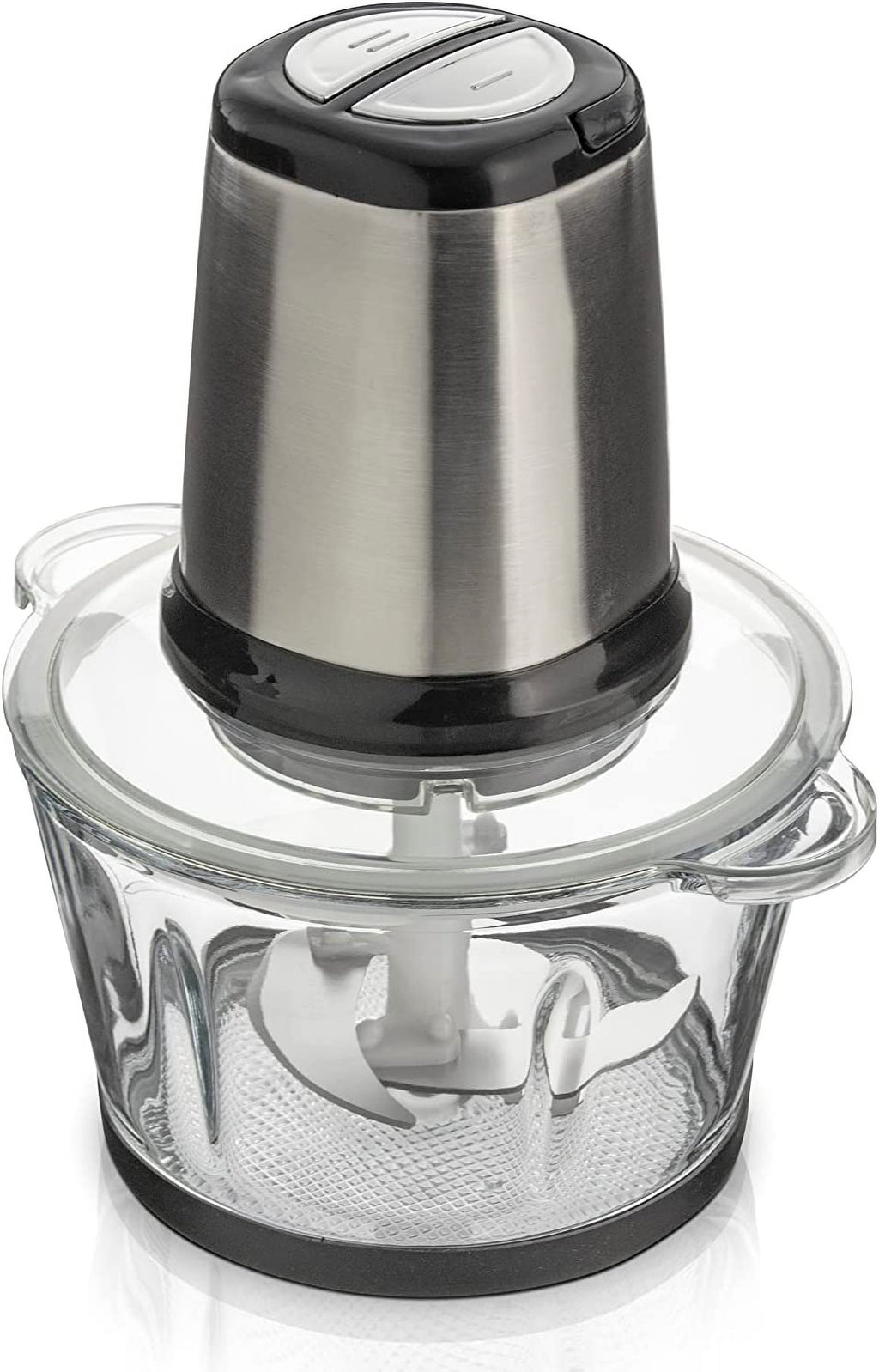 Stainless Steel Food Processor with Glass Bowl P81981