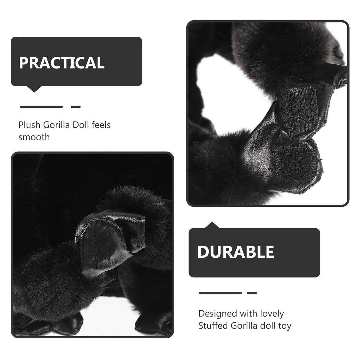 Large Plush Gorilla Stuffed Doll F3096