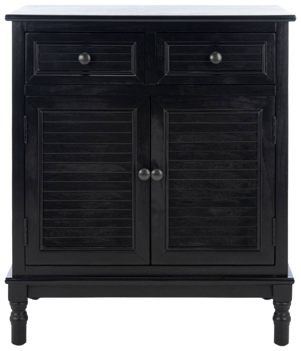 2 Drawer 2 Door Black Sideboard W575405