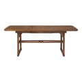 Dark Brown Acacia Wood Outdoor Dining Table J121748
