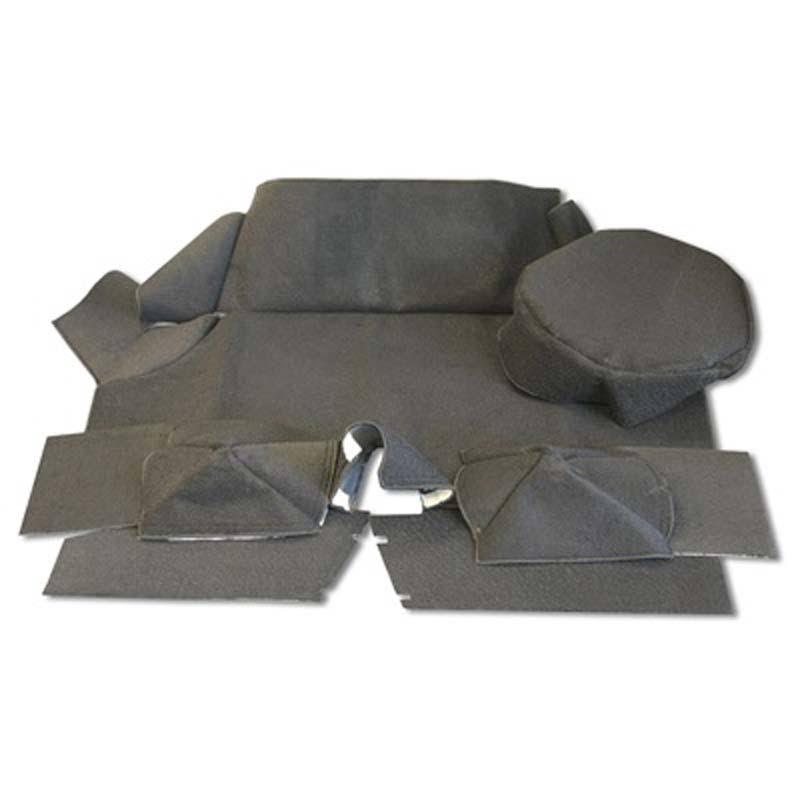 Black Trunk Carpet Kit J679