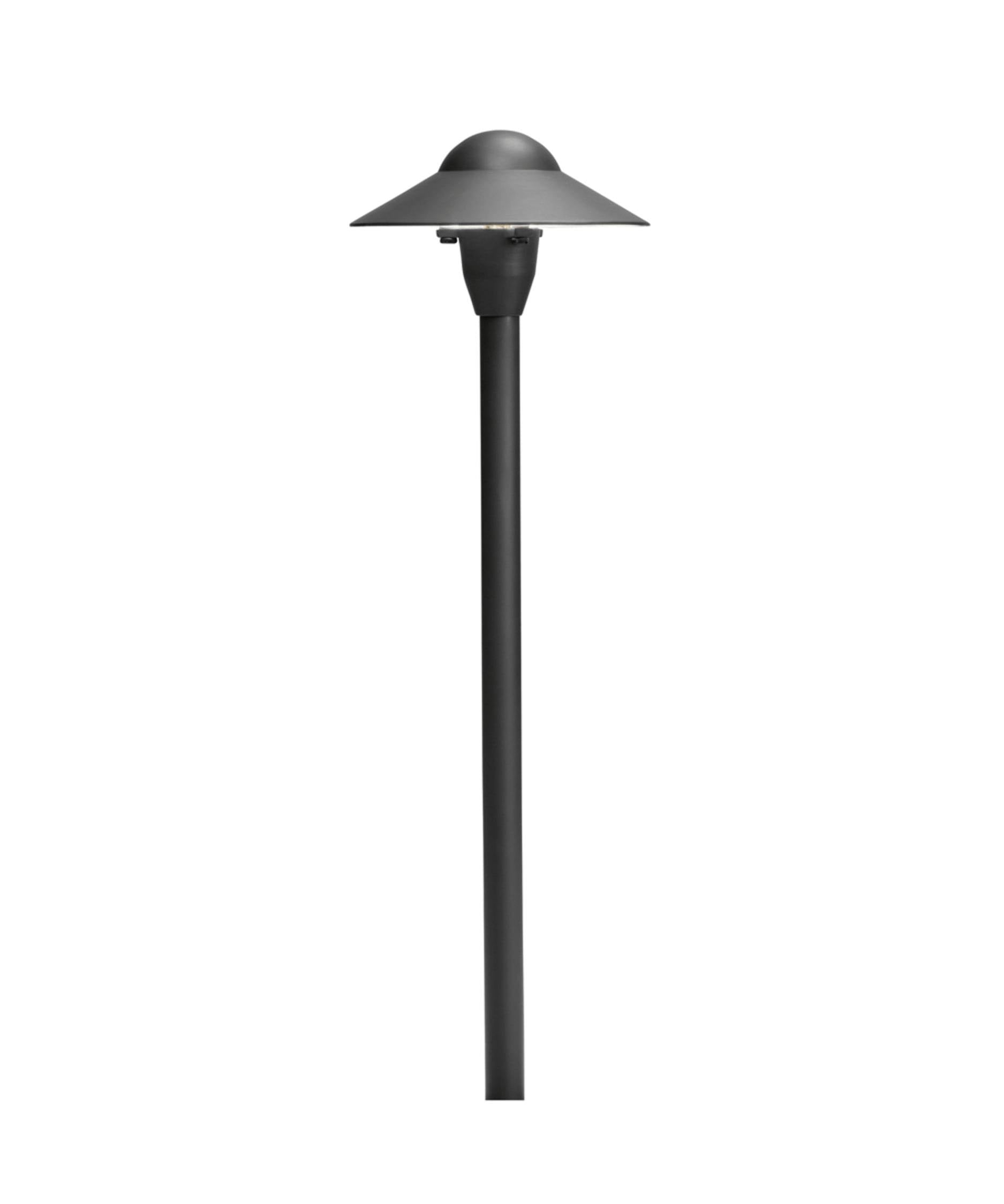 Textured Black Dome Path Light P72912