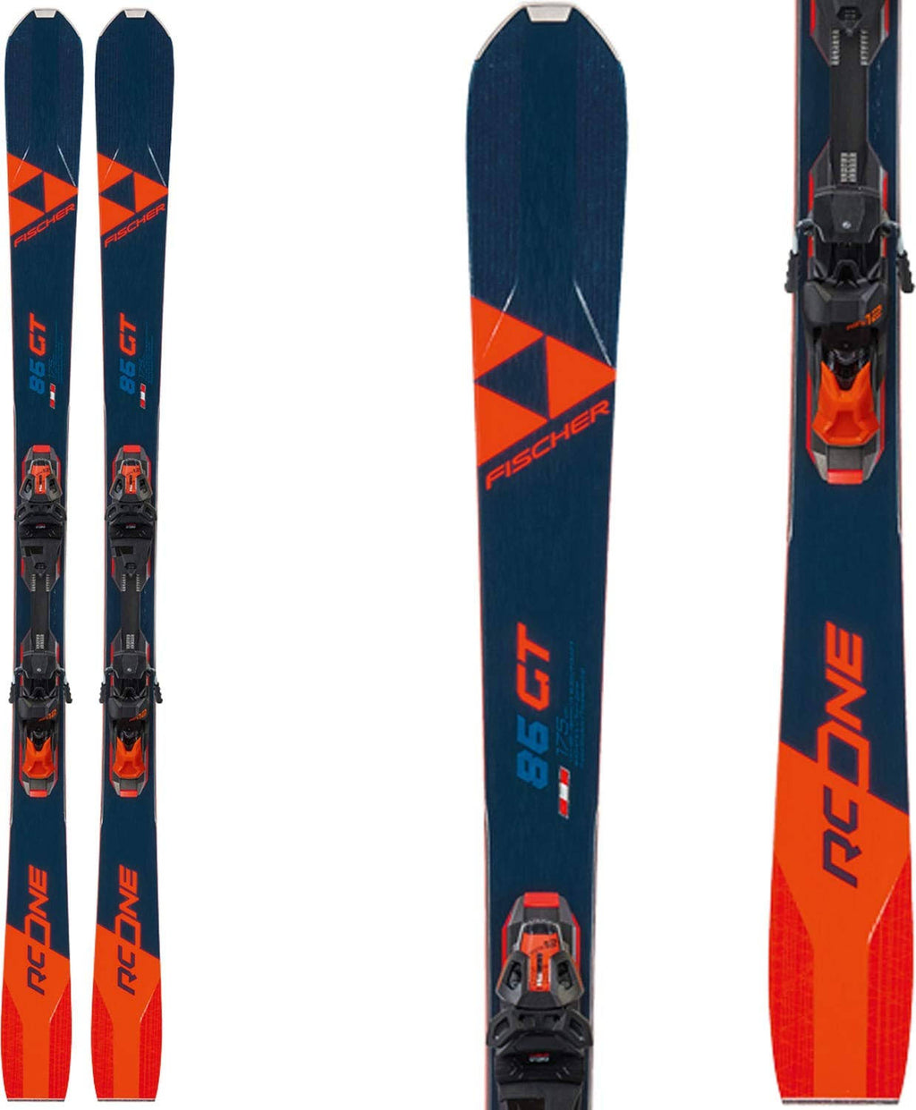 RC One 86 GT Skis with RSW 12 GW Bindings E8250