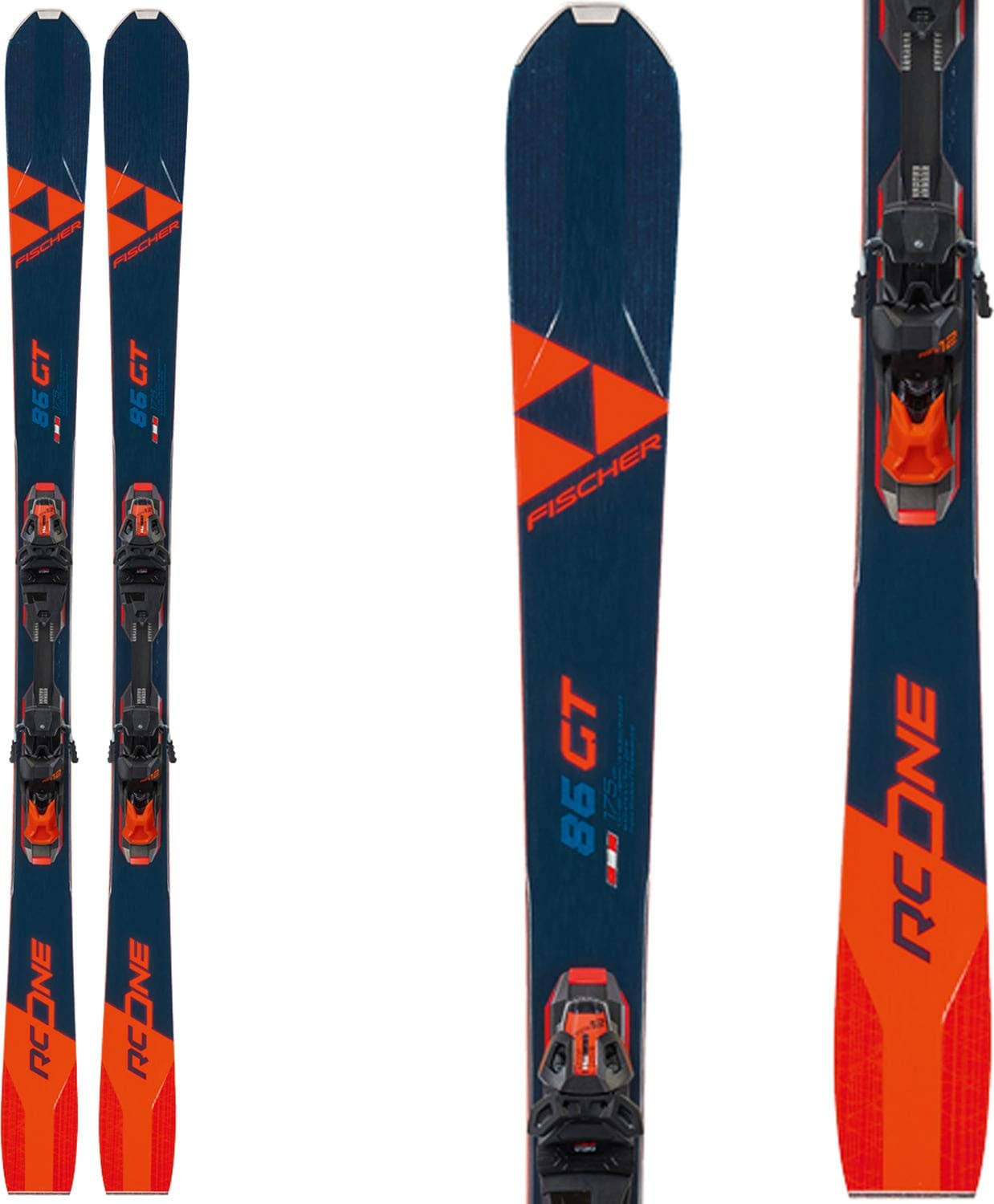 RC One 86 GT Skis with RSW 12 GW Bindings E8250