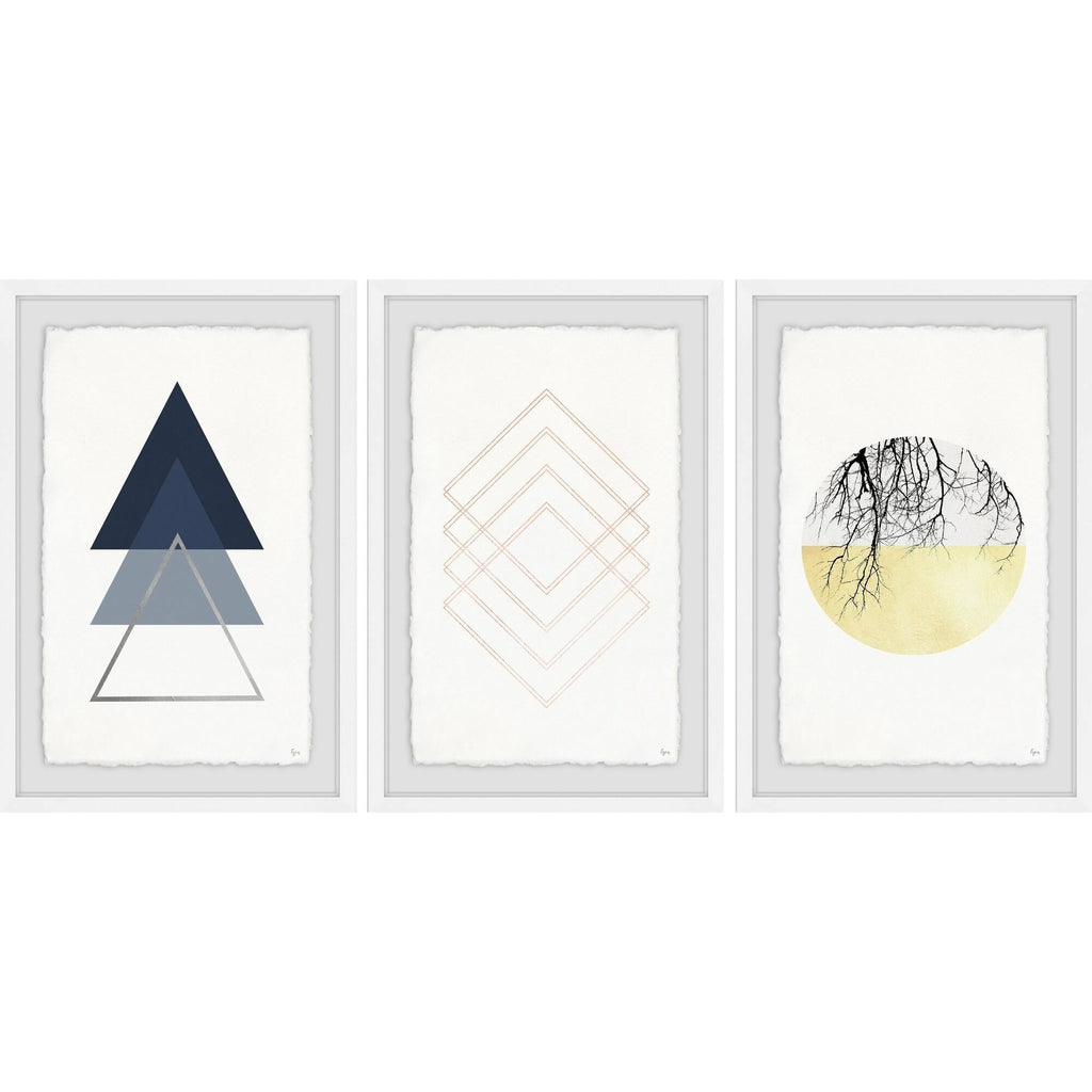 Triptych, 18 inch x 36 inch S20310
