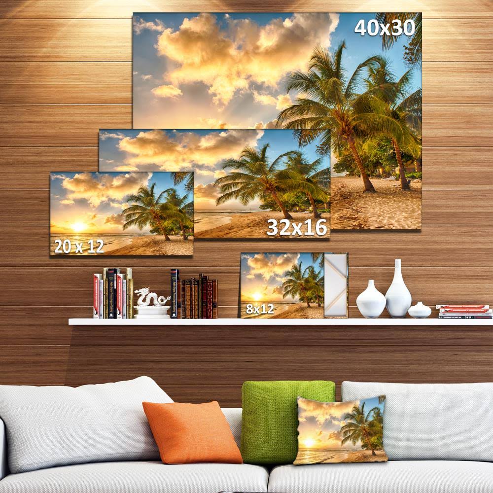 40 inch x 20 inch Seascape Canvas Artwork P968