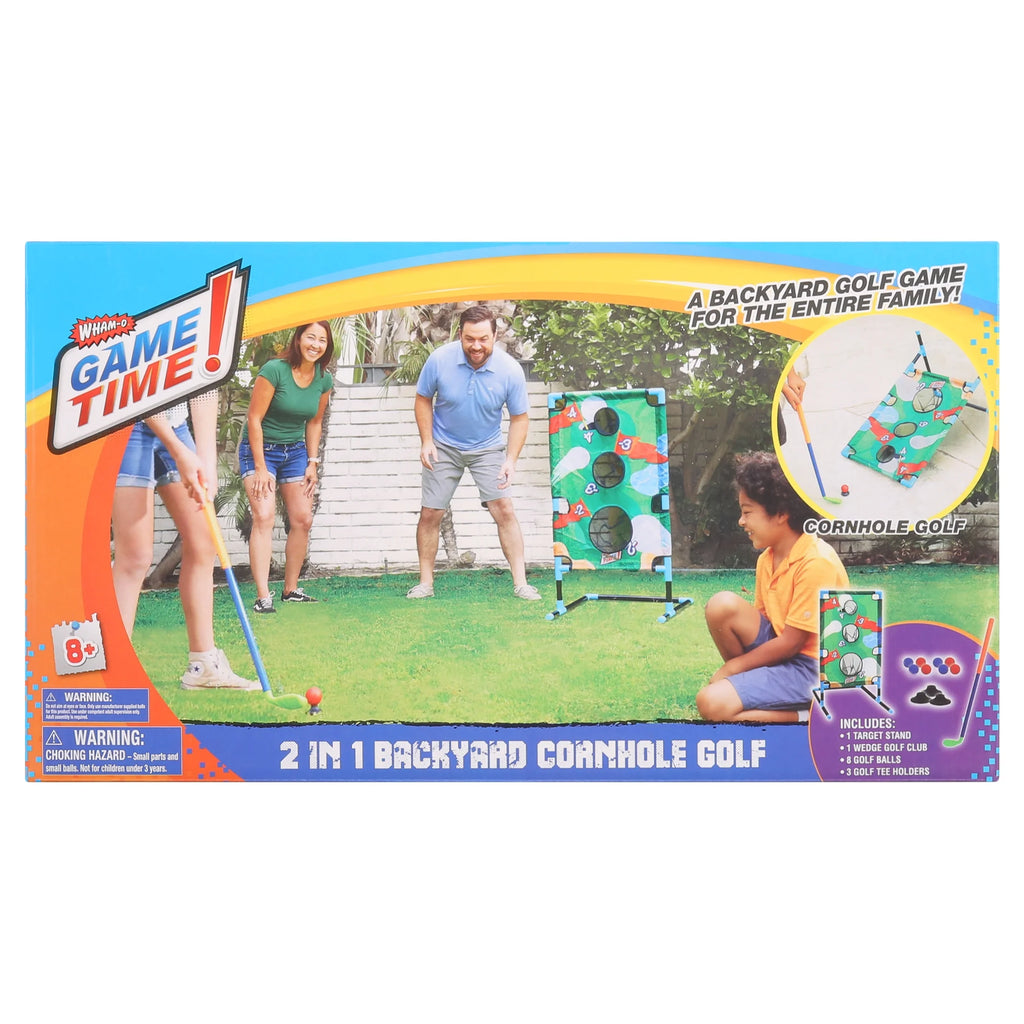 2 in1 Backyard Cornhole and Golf Set A7827