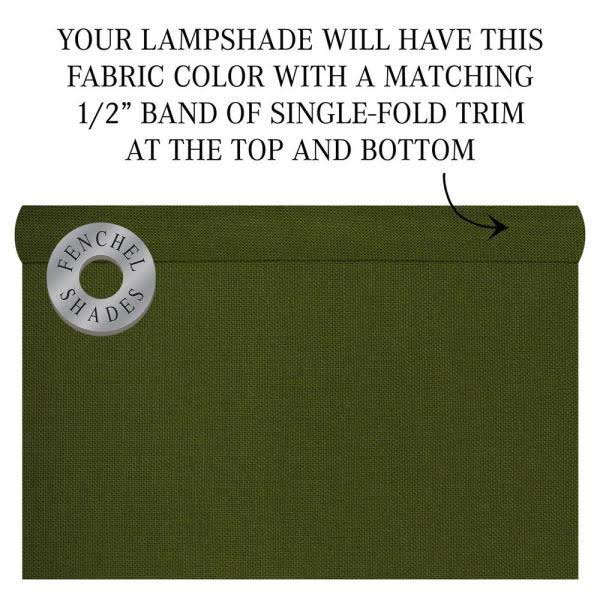 Avocado Empire Linen Lamp Shade N356