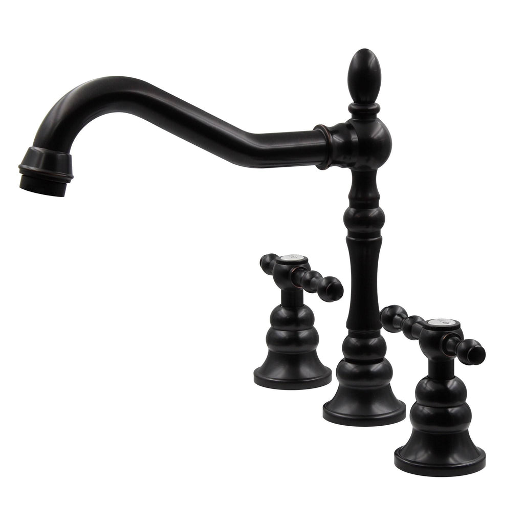 Oil Rubbed Bronze 2-Handle Lavatory Bathroom Faucet Q288666