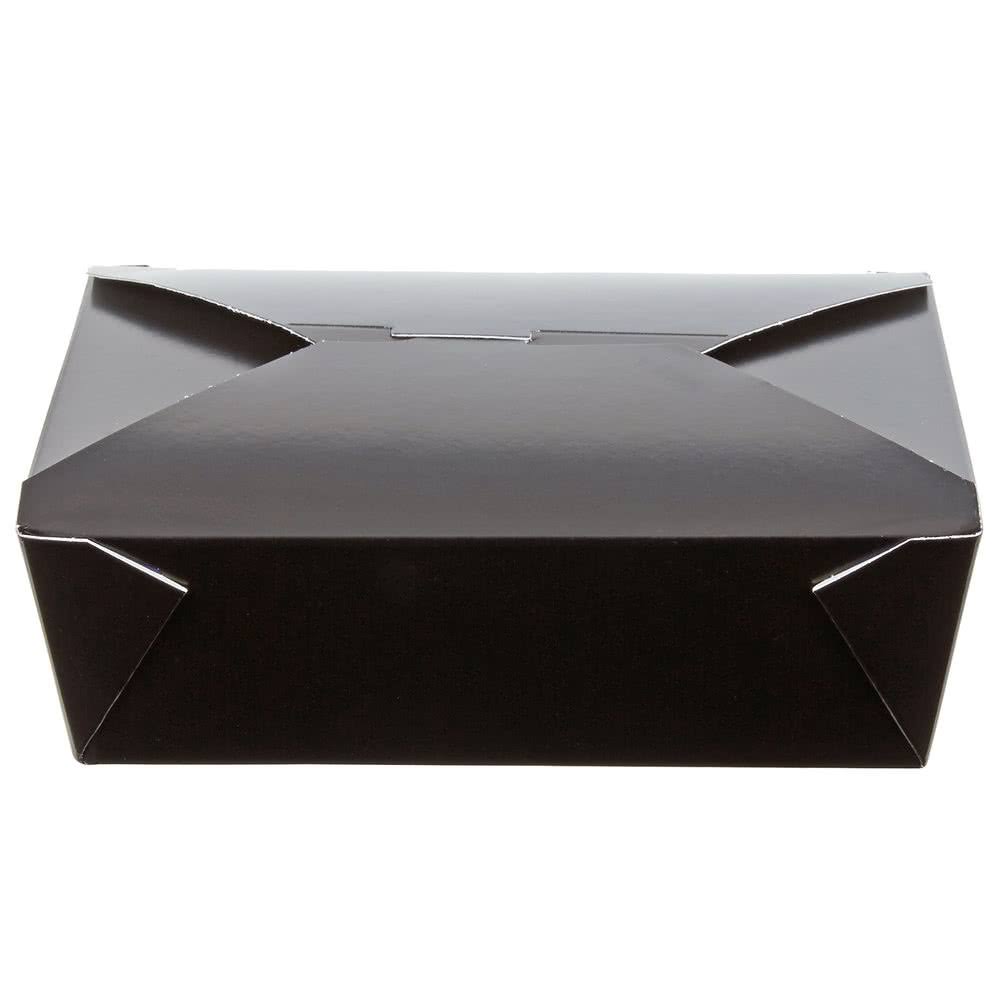 66 oz Black Paper Food Container N54918