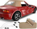 Tan Convertible Soft Top with Plastic Window P2370