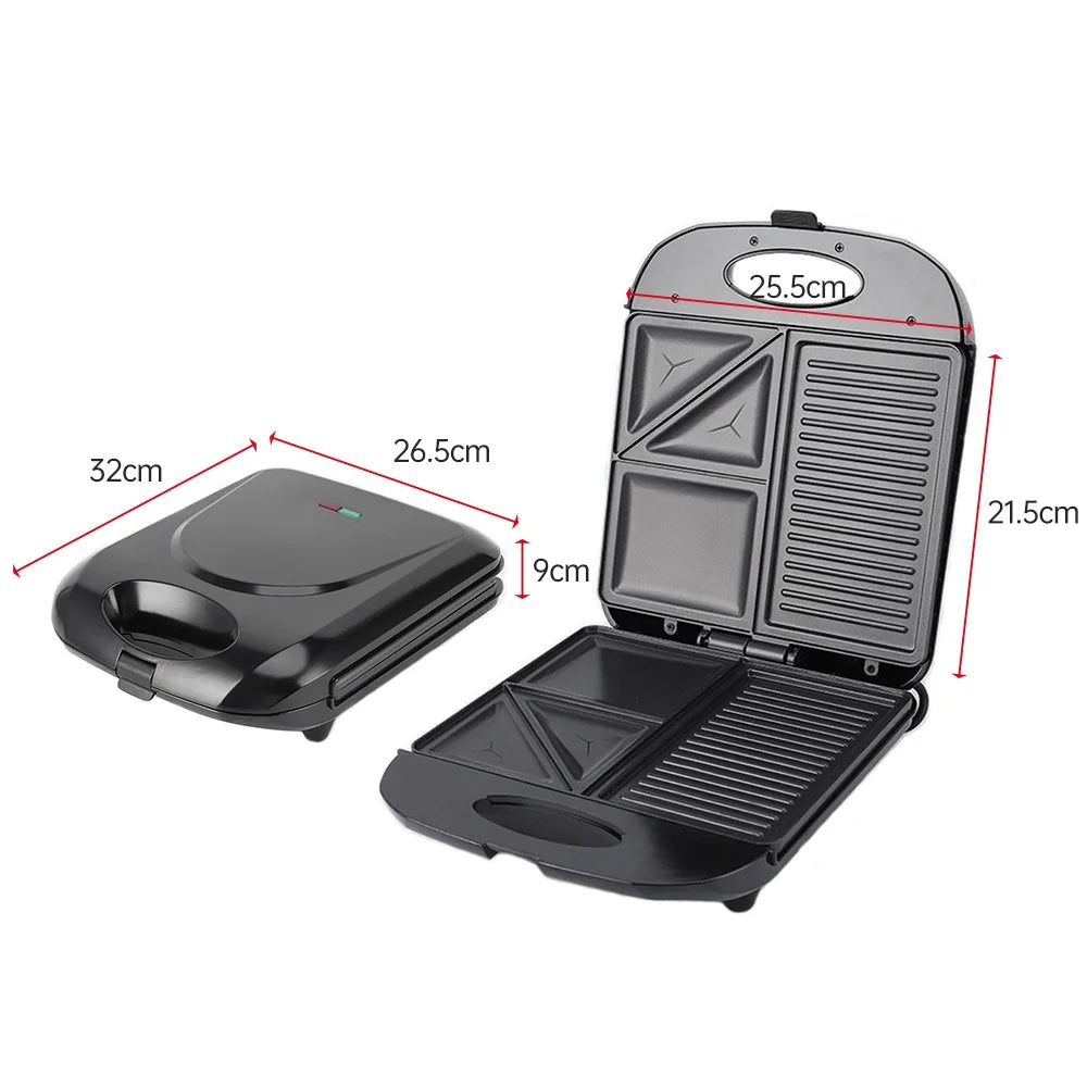 Bread Machine Waffle Maker with Non-Stick Coating C518