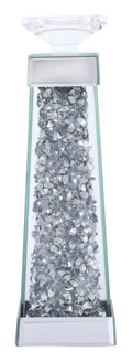 Silver Crystal Candleholder B32583