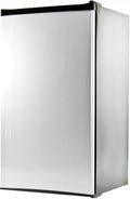 Stainless Compact Refrigerator, 3.3 Cubic Feet F3885