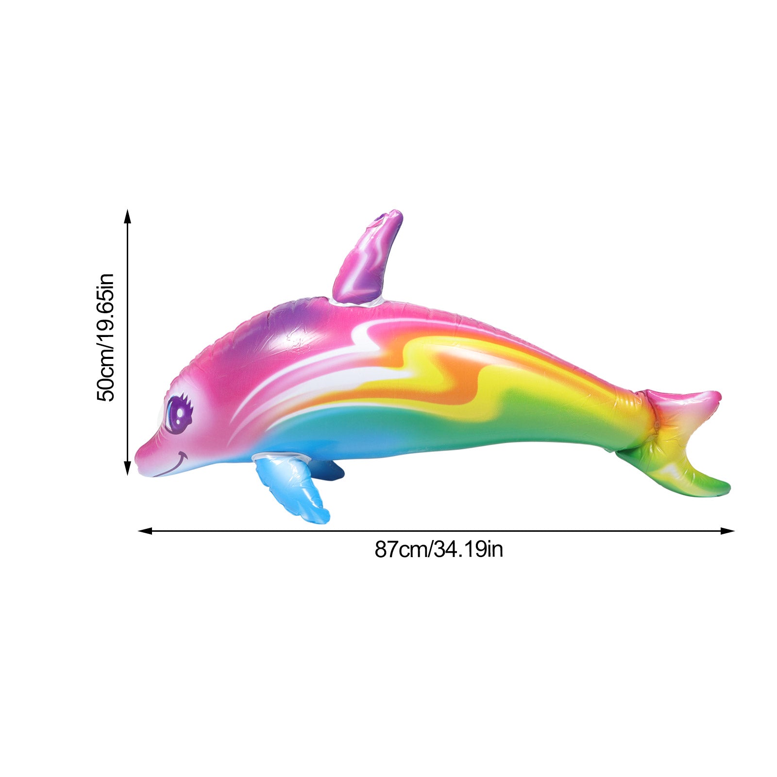 Inflatable Dolphin Toy Beach Pool Toy Q620215