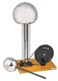 Hand Crank Van De Graaf Generator, 7.5" Dome, 22" Tall C105