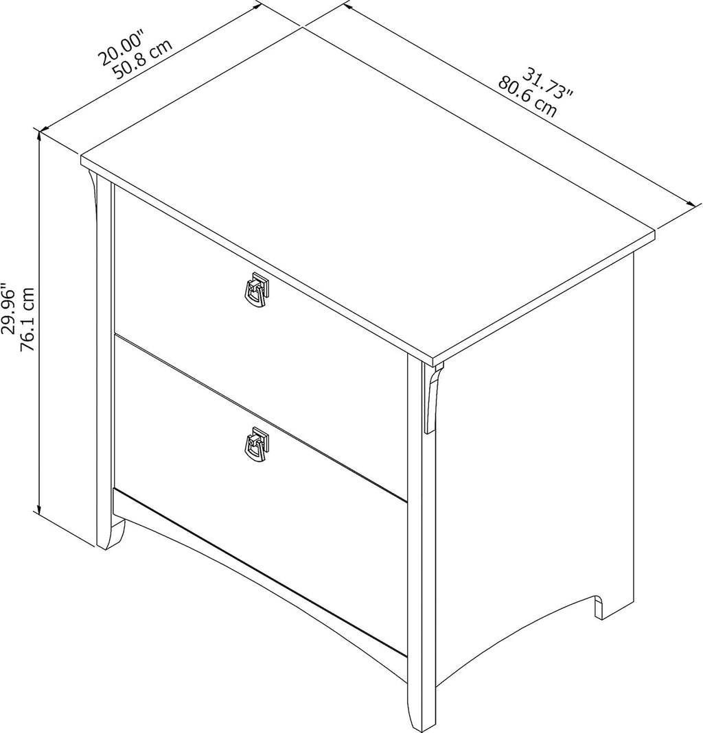 Lateral File Cabinet in Cape Cod Gray D413238