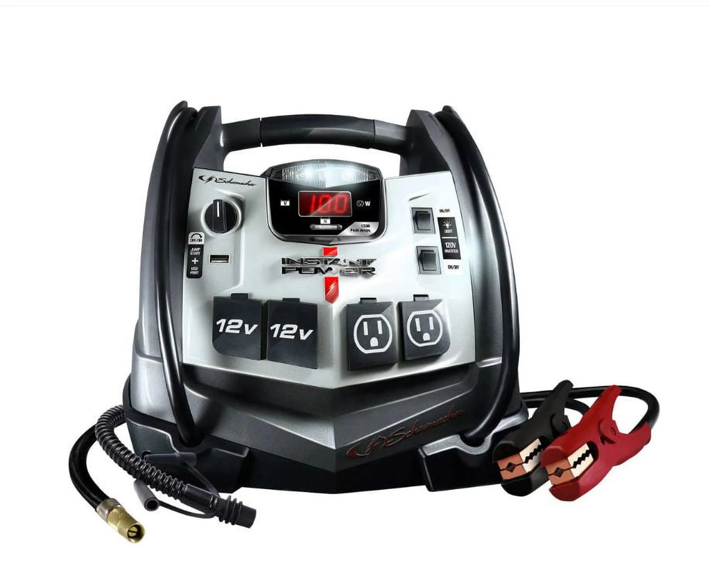 6-in-1 Portable Power Station and 1500 Peak Amp Jump Starter U837