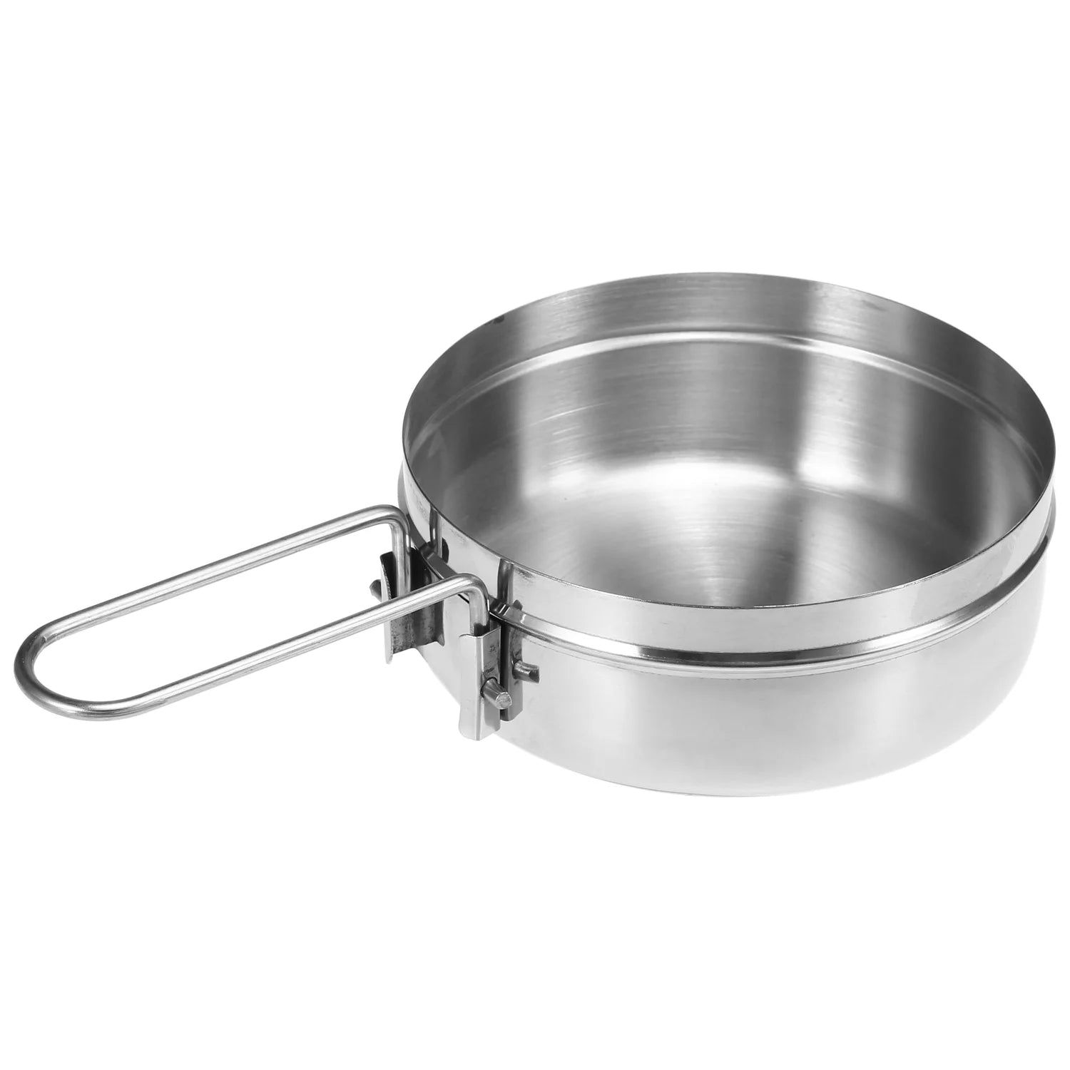 1L Stainless Steel Cooking Kettle with Foldable Handle M115916