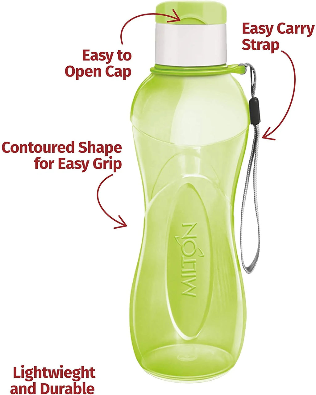 25 Oz 4-pack Plastic Wide Mouth Sports Water Bottle U45747