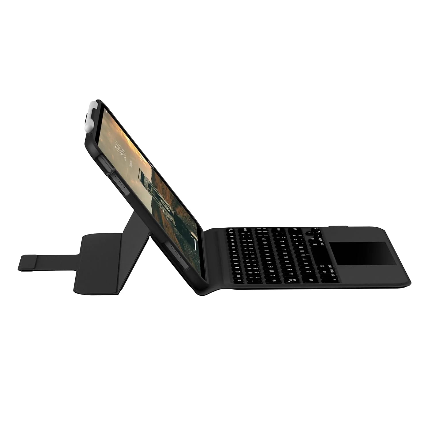 Black/Ash English Rugged Bluetooth Wireless Keyboard Folio Cover for iPad 10.9" 10th Gen S646