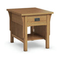 Golden Oak End Table with Drawer U9108
