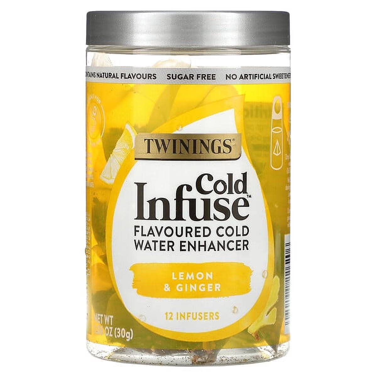 Cold Infuse Flavoured Cold Water Enhancer Lemon & Ginger 12 Infusers Q35258